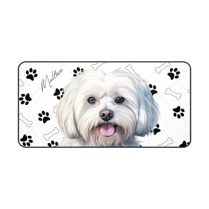 Maltese Desk Mat