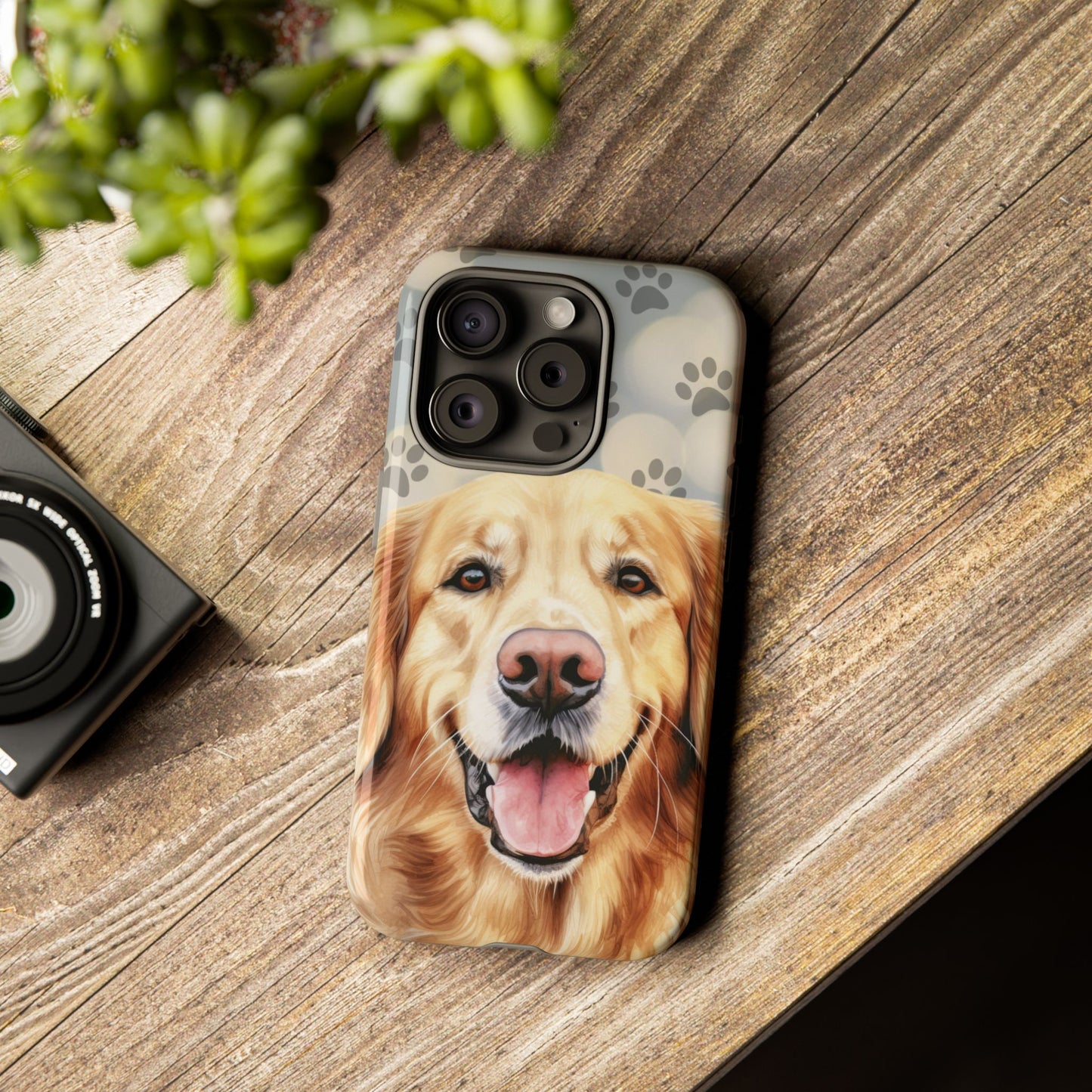 Golden Retriever Phone Case by Tough Cases (iphone 15, pro and Max)