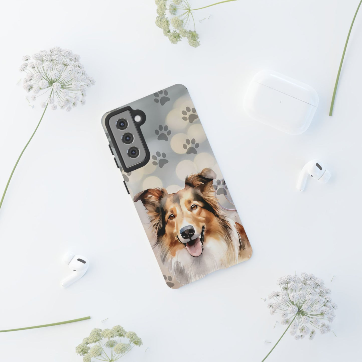 Collie Phone Case by Tough Cases (Apple iPhone, Samsung Galaxy, and Google Pixel)