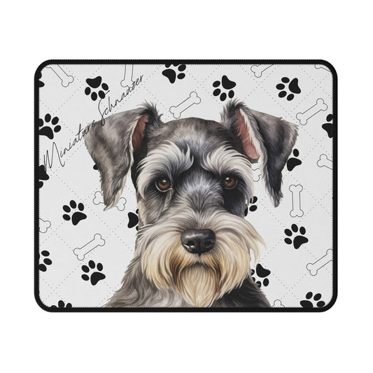 Miniature Schnauzer  Gaming Mouse Pad