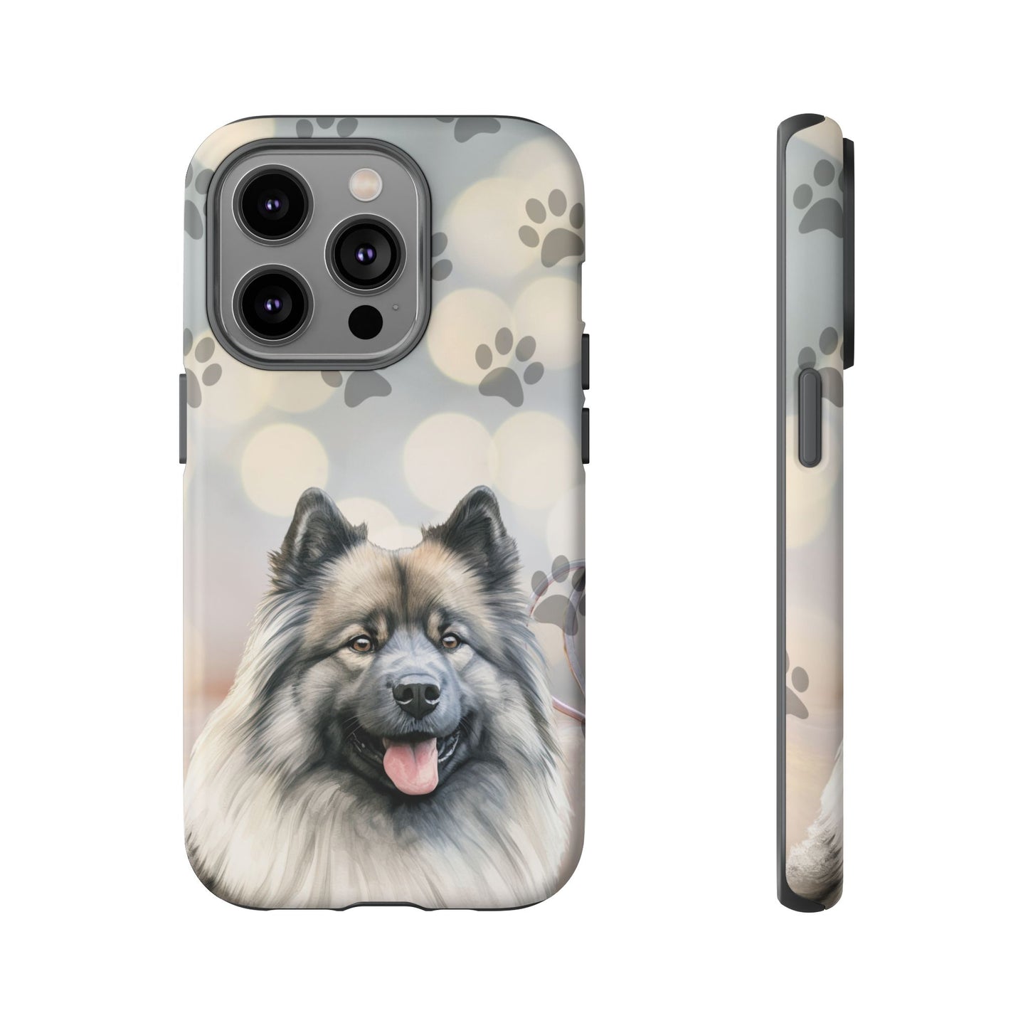 Keeshond Phone Case by Tough Cases ( Apple iPhone, Samsung Galaxy, and Google Pixel)