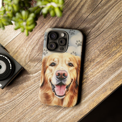 Golden Retriever Phone Case by Tough Cases (iphone 15, pro and Max)