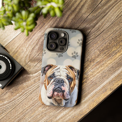 Bull Dog Phone Case by Tough Cases (Apple iPhone, Samsung Galaxy, and Google Pixel)