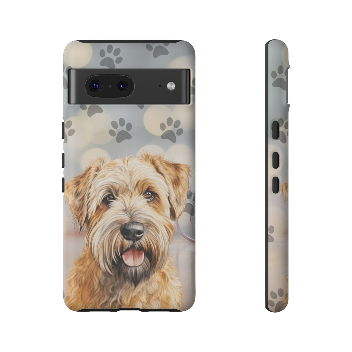 Self-Coated Wheaten Terrier by Tough Cases (Apple iPhone, Samsung Galaxy, and Google Pixel)