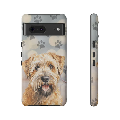 Self-Coated Wheaten Terrier by Tough Cases (Apple iPhone, Samsung Galaxy, and Google Pixel)