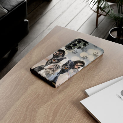 Boston Terrier Phone Case by Tough Cases (Apple iphone, Samsung galaxy, Google Pixel) Boston Terrier