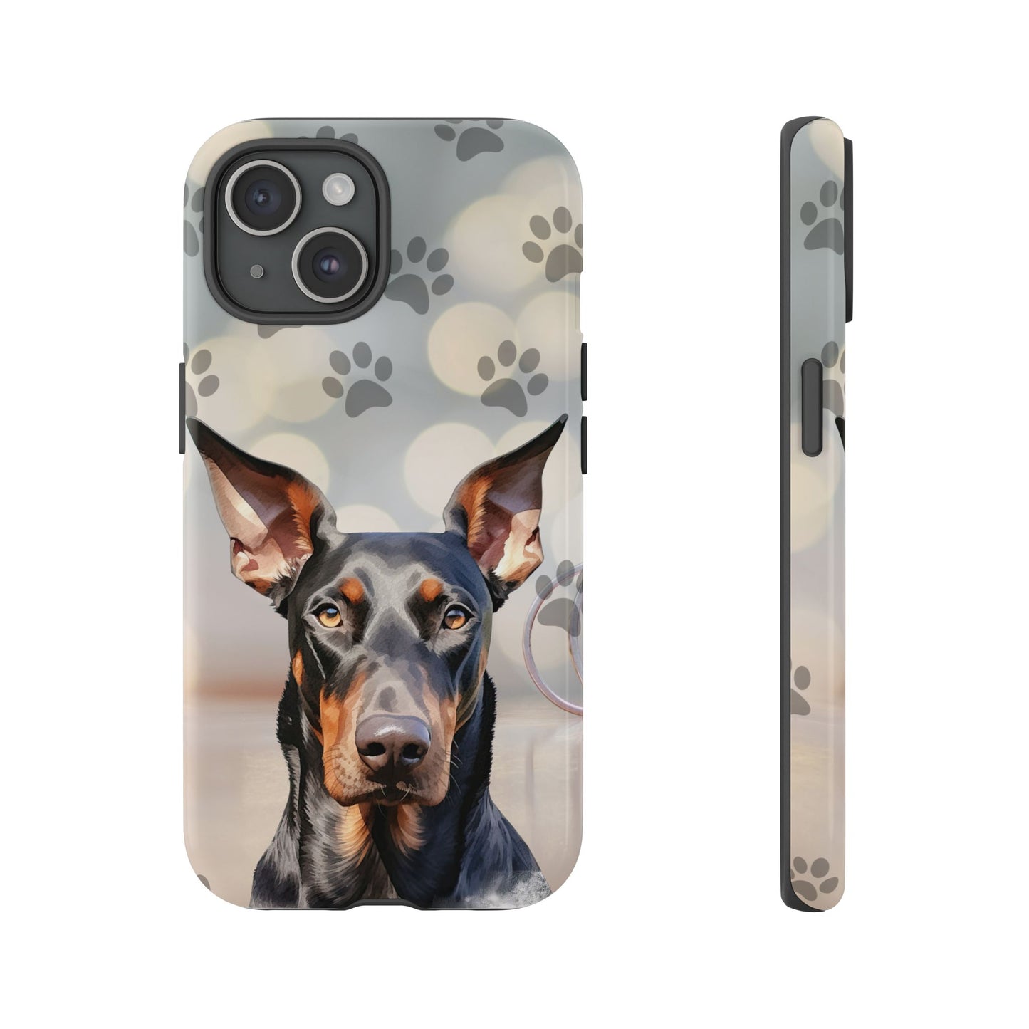 Doberman Phone Case by Tough Cases (Apple iPhone, Samsung Galaxy, and Google Pixel)