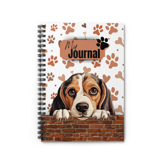 Beagle Spiral Notebook - Ruled Line