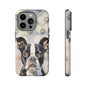 Boston Terrier Phone Case by Tough Cases (Apple iphone, Samsung galaxy, Google Pixel) Boston Terrier