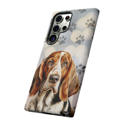Basset Hound Phone Case by Tough Cases (Apple iPhone, Samsung Galaxy, and Google Pixel)