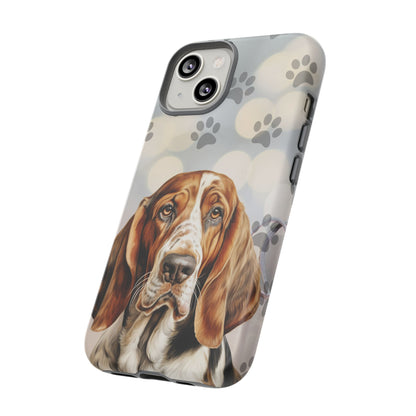 Basset Hound Phone Case by Tough Cases (Apple iPhone, Samsung Galaxy, and Google Pixel)