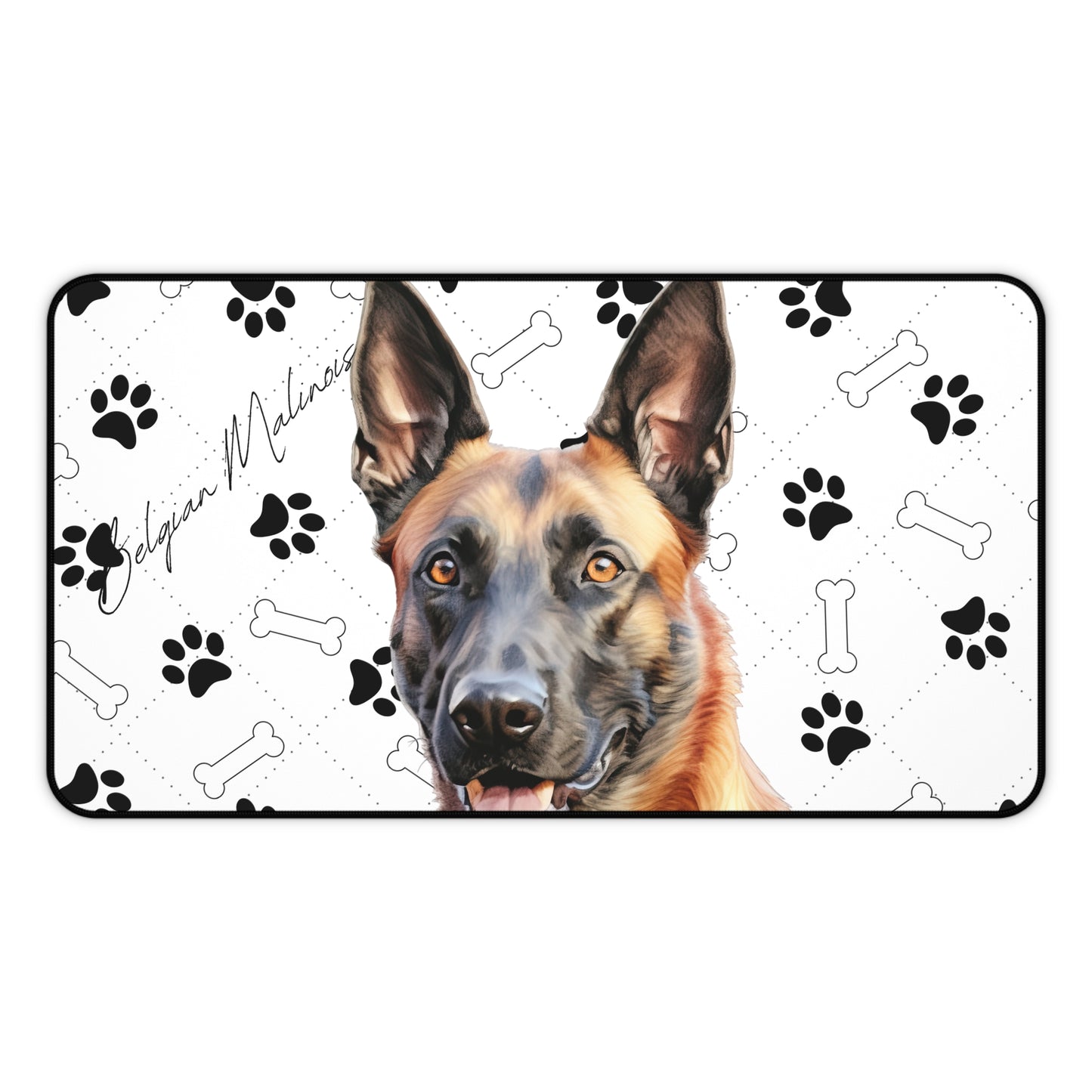Belgian Malinois Desk Mat