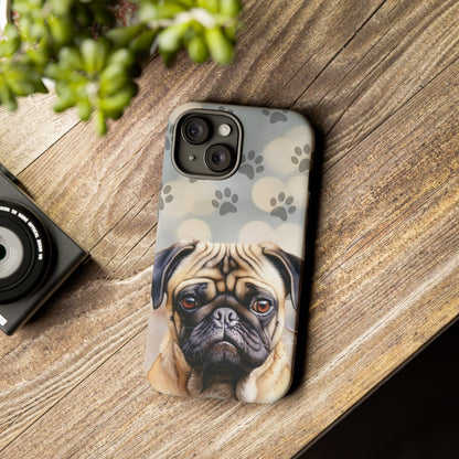 Pug Phone Case by Tough Cases (Apple iPhone, Samsung Galaxy, and Google Pixel)
