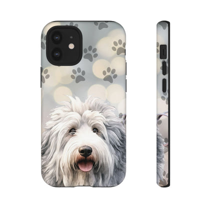 Old English Sheepdog by Tough Cases (Apple iPhone, Samsung Galaxy, and Google Pixel devices)