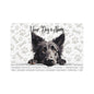 Belgian Sheep Dog Personalized Dog Food Mat, Custom Pet Feeding Mat, Animal Lover Gift, Dog Owner Accessory, Stylish Pet Decor