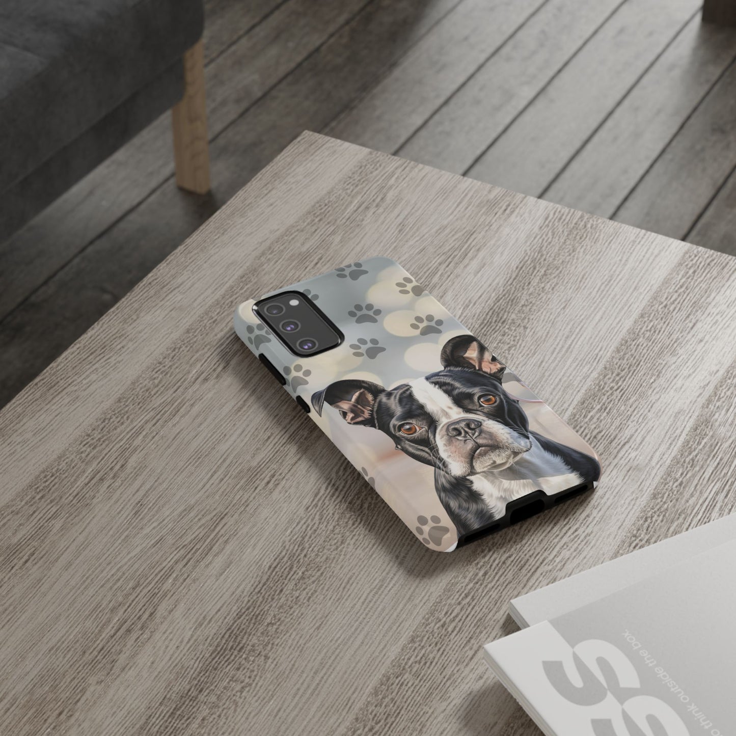 Boston Terrier Phone Case by Tough Cases (Apple iphone, Samsung galaxy, Google Pixel) Boston Terrier