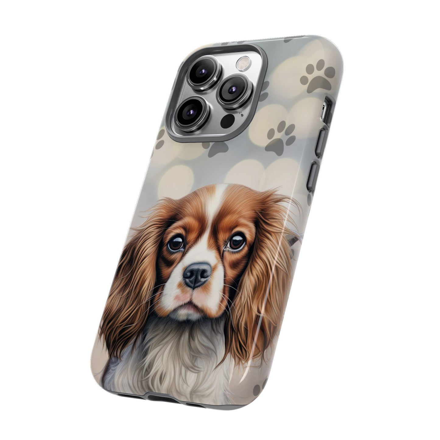 Cavalier King Charles Spaniel phone case by Tough Cases (Apple iPhone, Samsung Galaxy, and Google Pixel)
