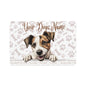 Parson Russell Trainer Personalized Pet Food Mat, Custom Dog Food Mat, Dog Feeding Mat, Cute Pet Mat, Dog Lovers Gift