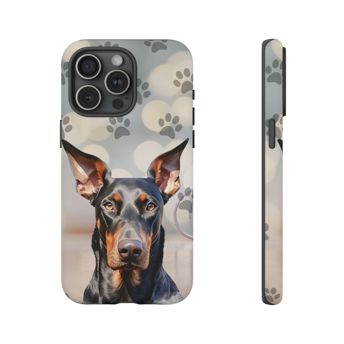 Doberman Phone Case by Tough Cases (Apple iPhone, Samsung Galaxy, and Google Pixel)