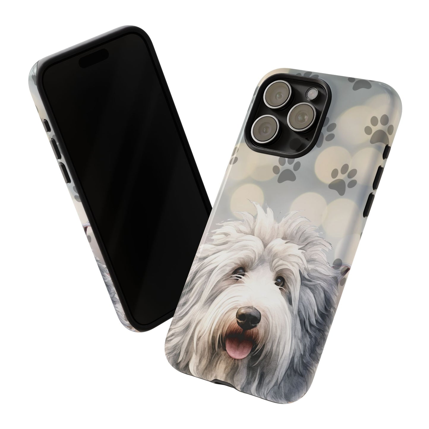 Old English Sheepdog by Tough Cases (Apple iPhone, Samsung Galaxy, and Google Pixel devices)