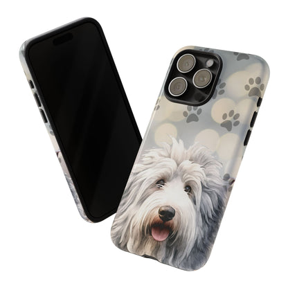 Old English Sheepdog by Tough Cases (Apple iPhone, Samsung Galaxy, and Google Pixel devices)
