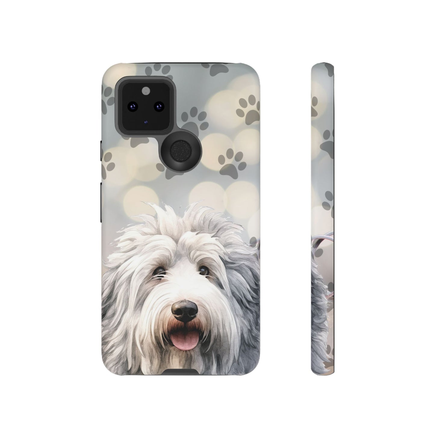 Old English Sheepdog by Tough Cases (Apple iPhone, Samsung Galaxy, and Google Pixel devices)