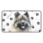 Keeshond Desk Mat