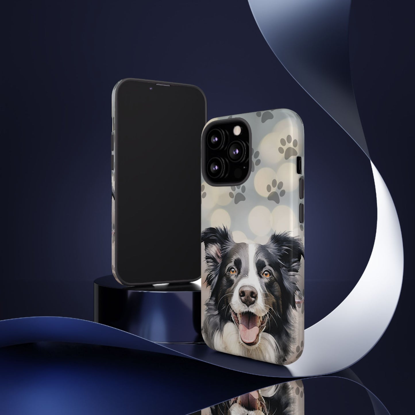 Border Collie Phone Case by Tough Cases (Apple iPhone, Samsung Galaxy, and Google Pixel)