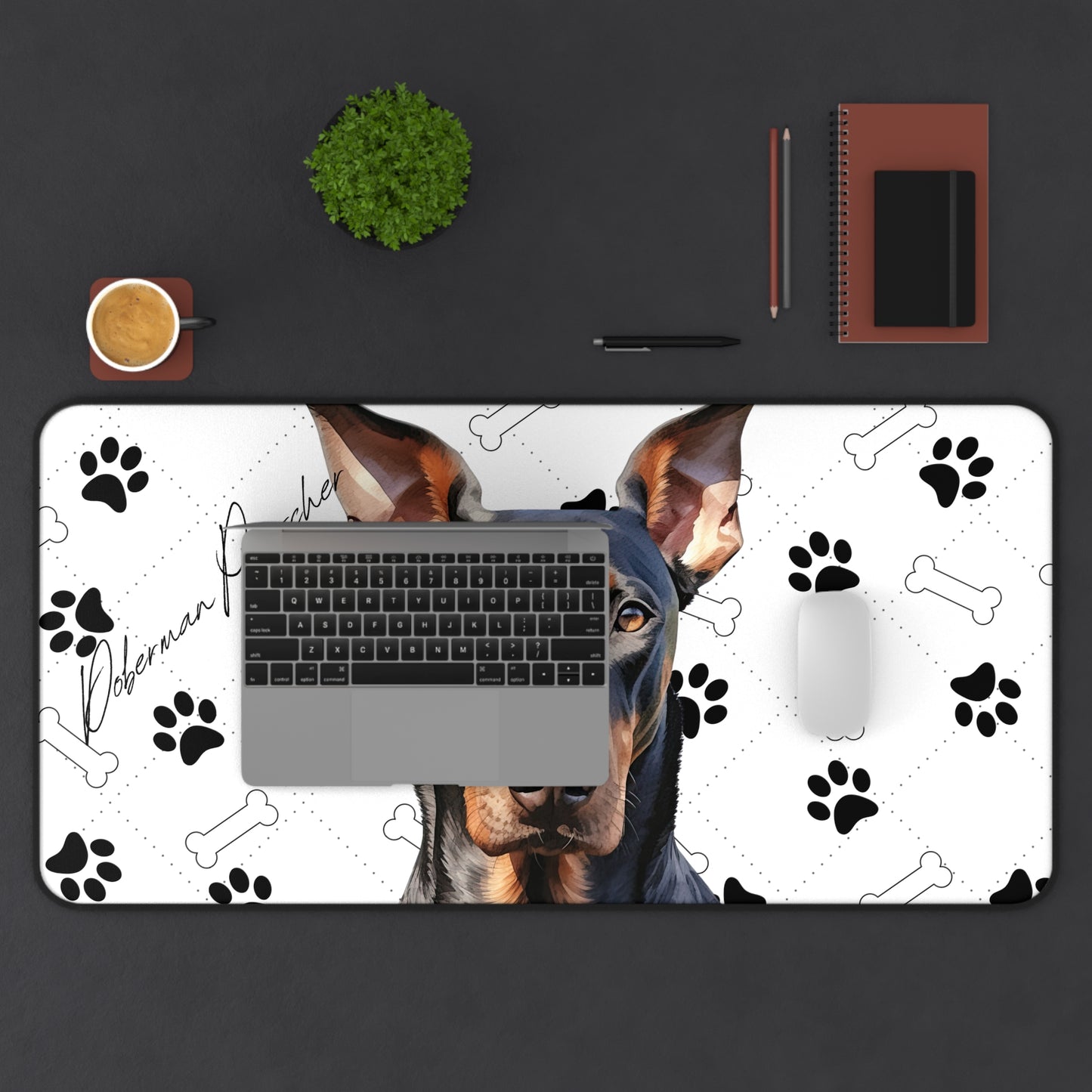 Doberman Pinscher Desk Mat