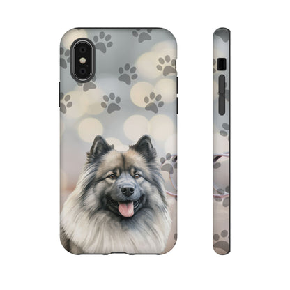 Keeshond Phone Case by Tough Cases ( Apple iPhone, Samsung Galaxy, and Google Pixel)