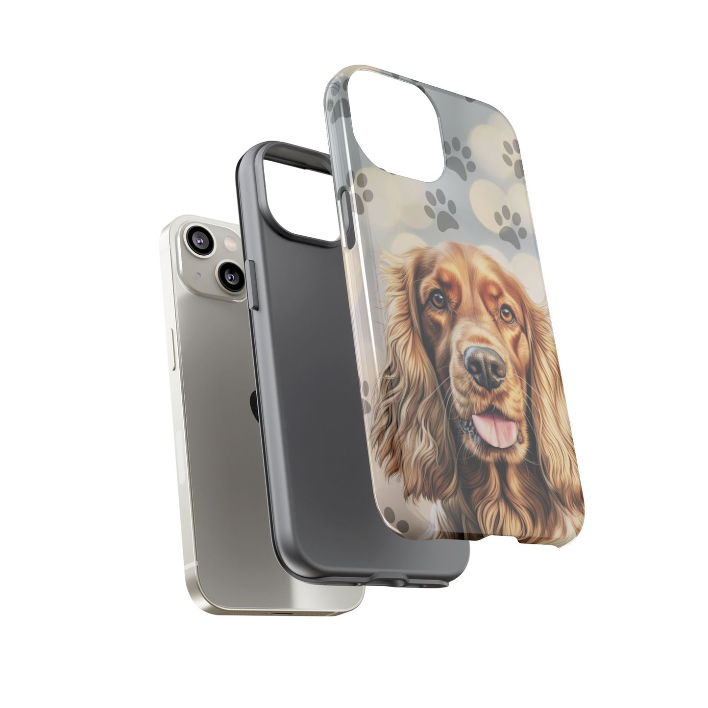 Cocker Spaniel Phone Case by Tough Cases (Apple iPhone, Samsung Galaxy, and Google Pixel)
