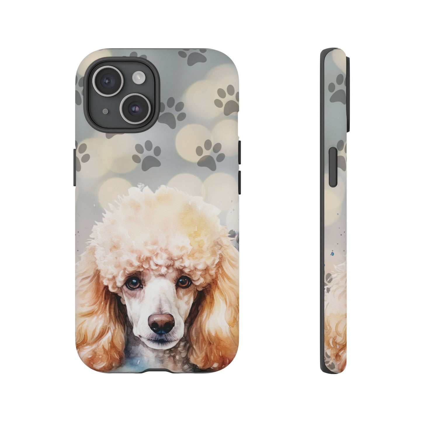 Poodle Phone Case by Tough Cases (Apple iPhone, Samsung Galaxy, and Google Pixel )