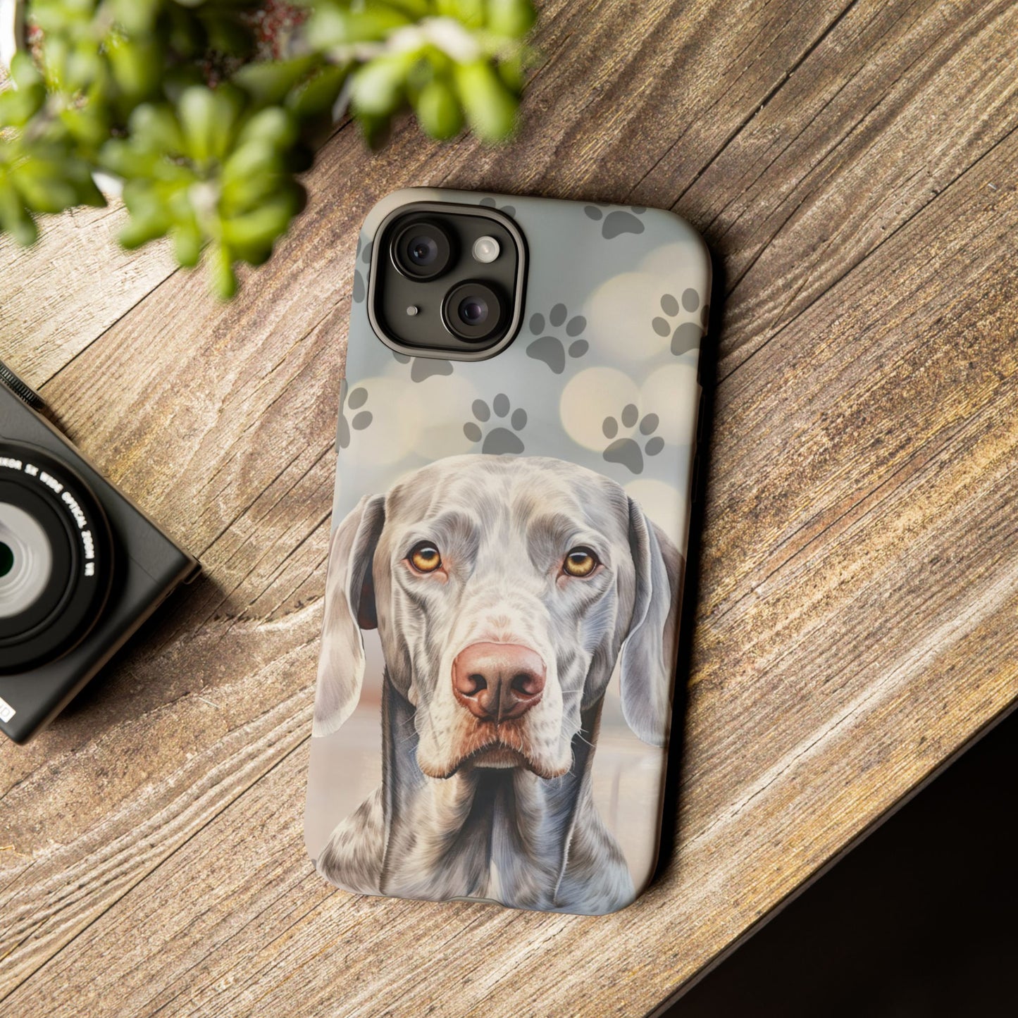 Weimaraner Phone Case by Tough Cases (Apple iPhone, Samsung Galaxy, and Google Pixel)
