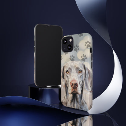 Weimaraner Phone Case by Tough Cases (Apple iPhone, Samsung Galaxy, and Google Pixel)