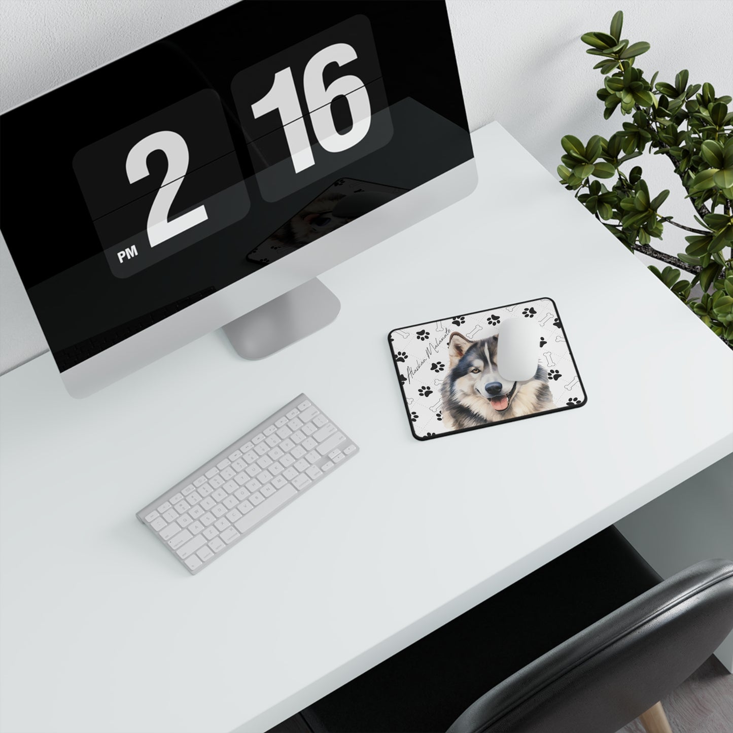Alaskan Malamute Non-Slip Gaming Mouse Pad