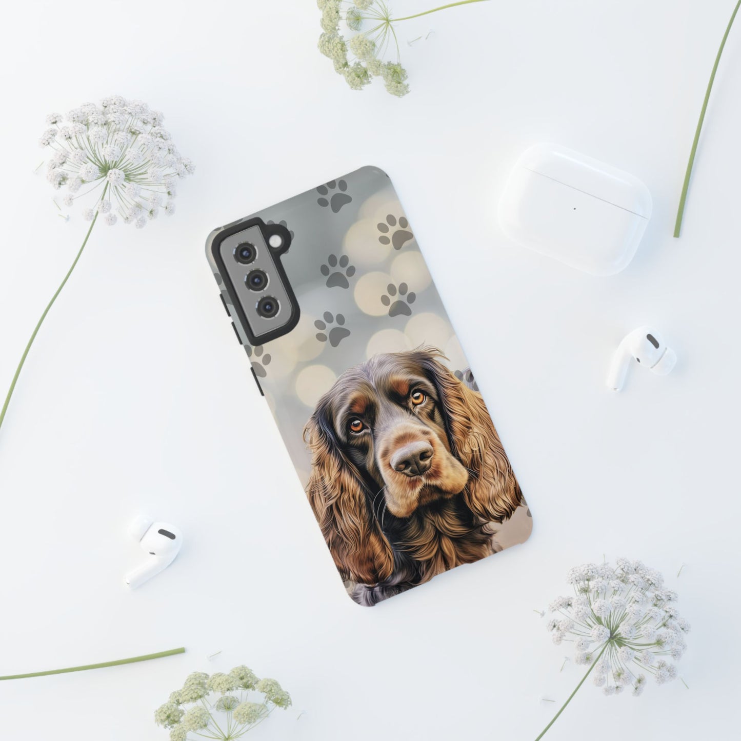 English Cocker Spaniel Phone Case by Tough Cases (Apple iPhone, Samsung Galaxy, and Google Pixel)