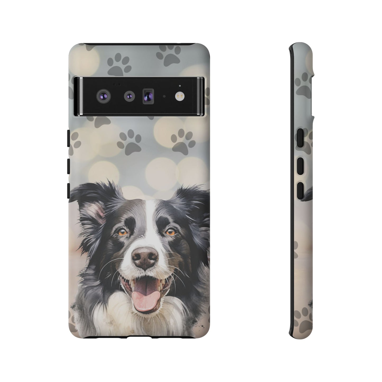 Border Collie Phone Case by Tough Cases (Apple iPhone, Samsung Galaxy, and Google Pixel)
