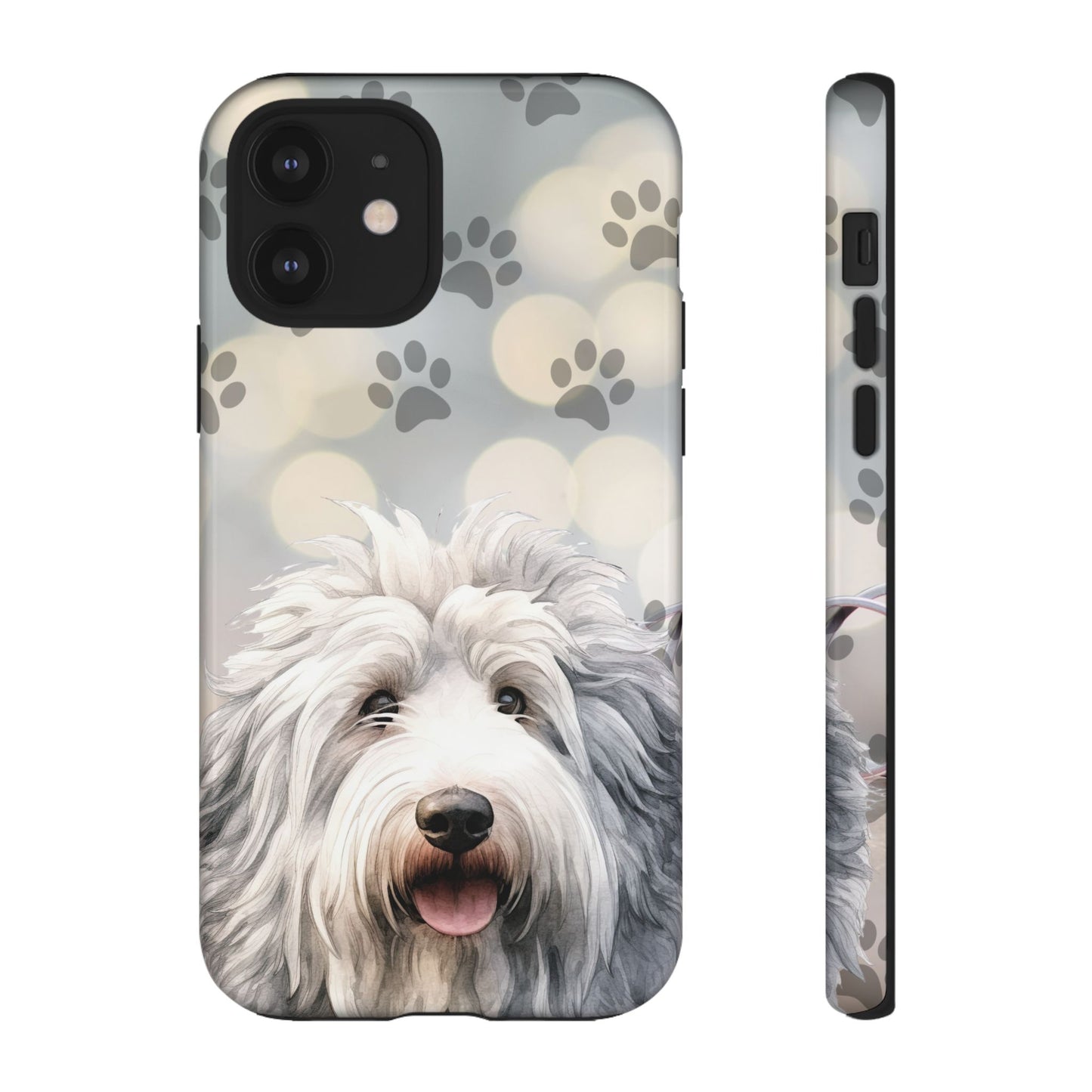 Old English Sheepdog by Tough Cases (Apple iPhone, Samsung Galaxy, and Google Pixel devices)