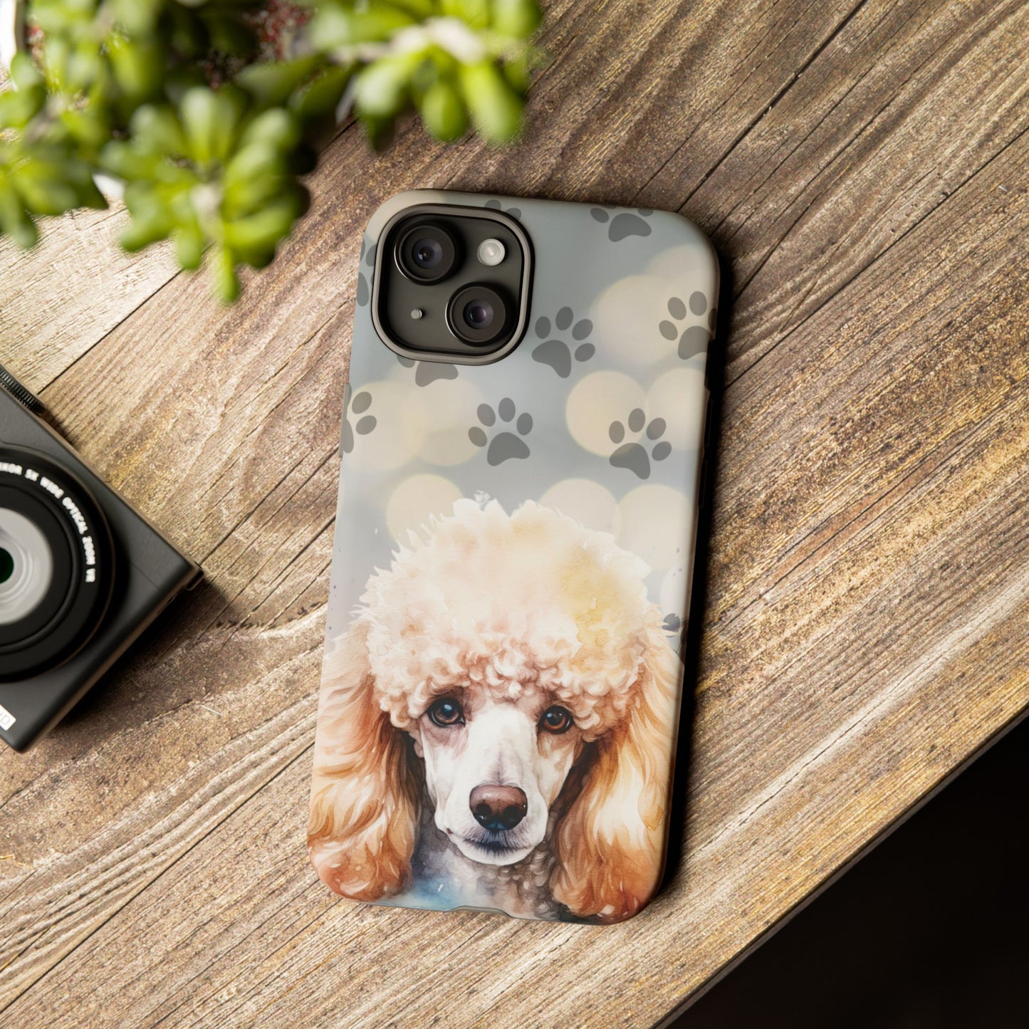 Poodle Phone Case by Tough Cases (Apple iPhone, Samsung Galaxy, and Google Pixel )