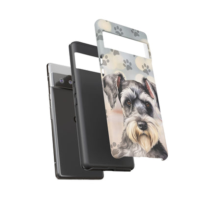 Miniature Schnauzer by Tough Cases (Apple iPhone, Samsung Galaxy, and Google Pixel)