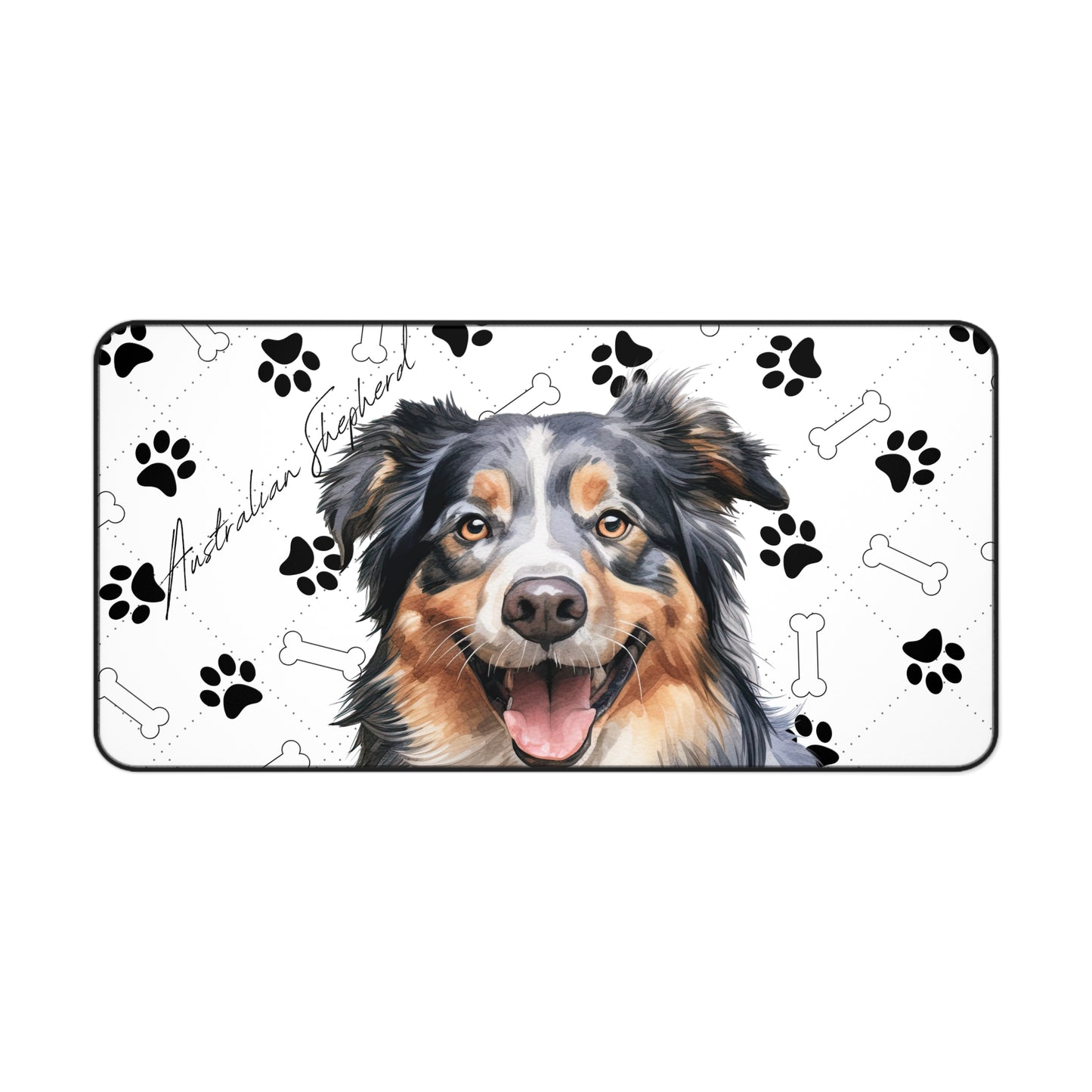 Australian Shepherd Desk Mat