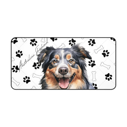 Australian Shepherd Desk Mat