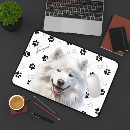Samoyed Desk Mat