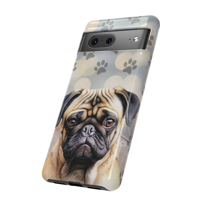 Pug Phone Case by Tough Cases (Apple iPhone, Samsung Galaxy, and Google Pixel)