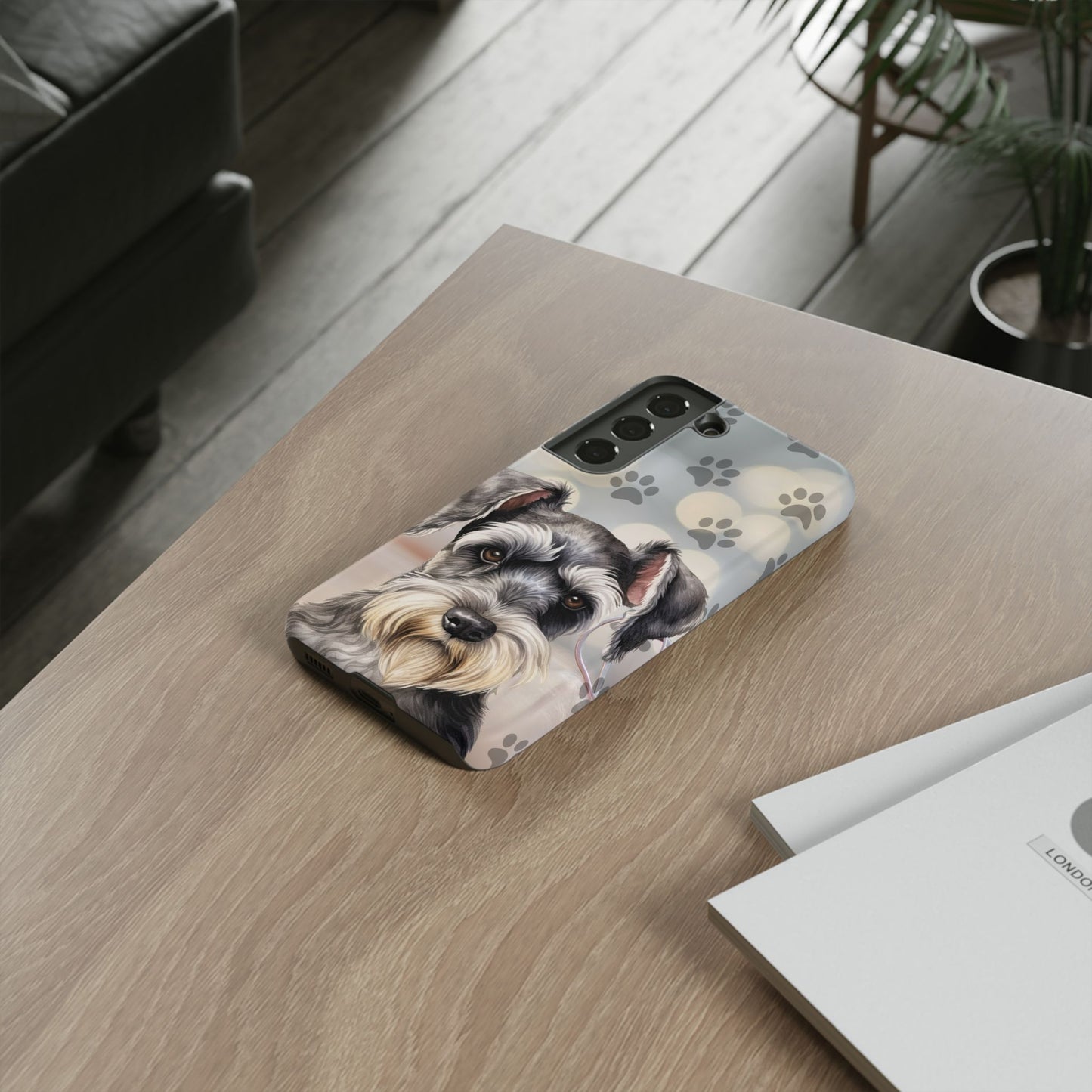 Miniature Schnauzer by Tough Cases (Apple iPhone, Samsung Galaxy, and Google Pixel)