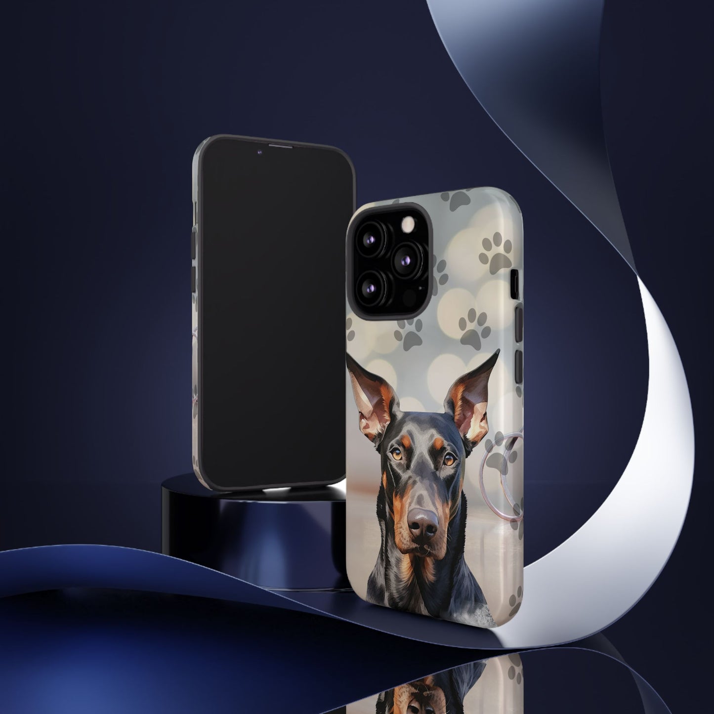 Doberman Phone Case by Tough Cases (Apple iPhone, Samsung Galaxy, and Google Pixel)