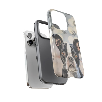 Boston Terrier Phone Case by Tough Cases (Apple iphone, Samsung galaxy, Google Pixel) Boston Terrier
