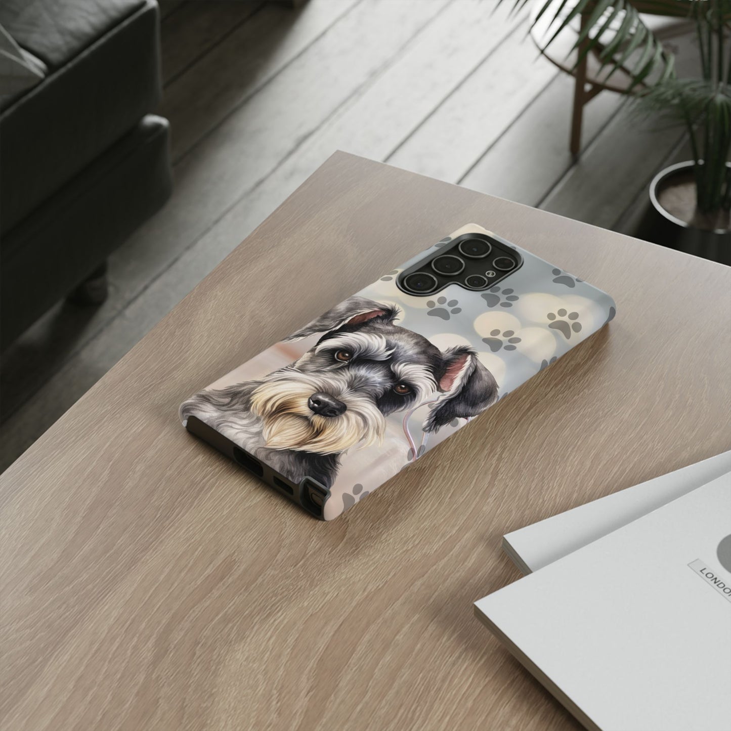 Miniature Schnauzer by Tough Cases (Apple iPhone, Samsung Galaxy, and Google Pixel)