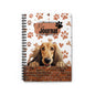 Afghan Hound Spiral Notebook - Ruled Line
