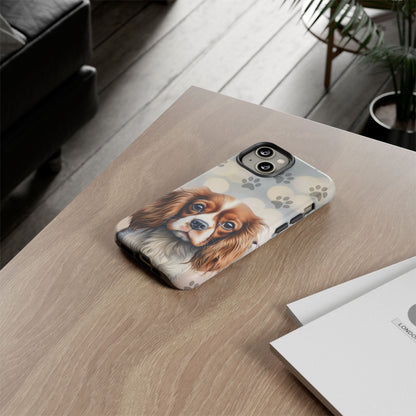 Cavalier King Charles Spaniel phone case by Tough Cases (Apple iPhone, Samsung Galaxy, and Google Pixel)